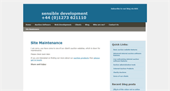 Desktop Screenshot of demo.sensibledevelopment.co.uk